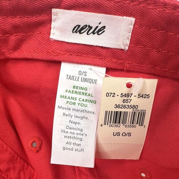 aerie Embroidered LOST AT SEA StrapBack Hat - One Size - Picture 8 of 8